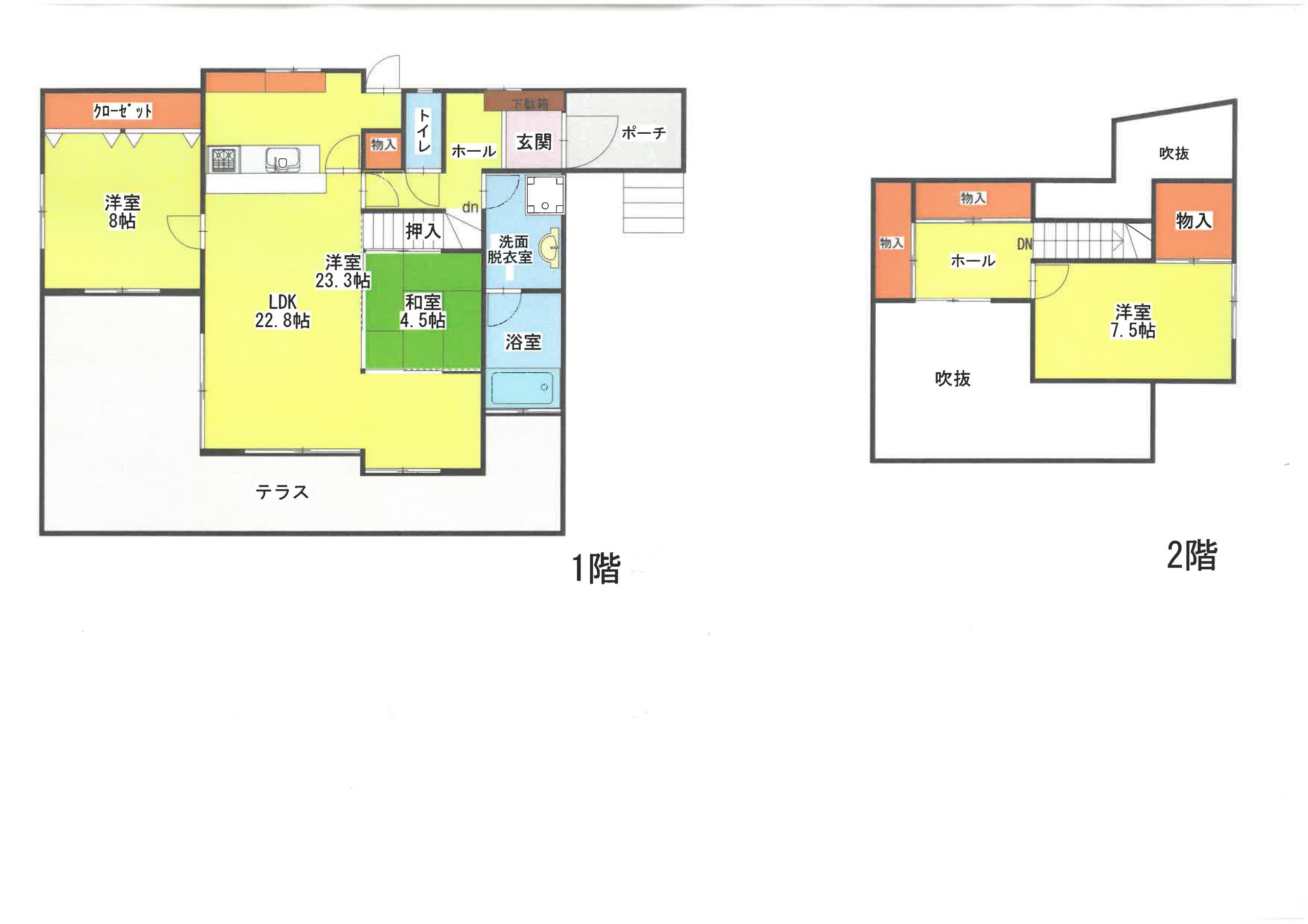 フィオーレ喜連川4丁目　間取り図